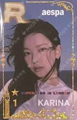 SUPERSTAR in LONDON photocard