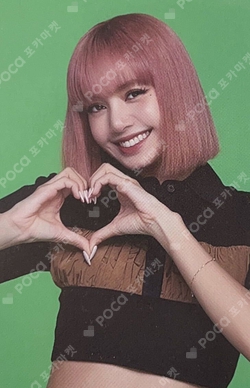 【良好品】 Pocamarket, BLACKPINK PHOTOCARD GAME THE BLACKPINK LISA タレントカード