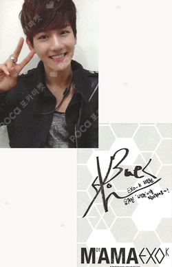 タレントカード Exo Baekhyun EXO Baekhyun 4th Mini Album Hello, World POB Photocard KT4
