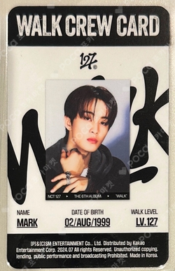 Pocamarket, NCT MARK WALK Poster Ver. K-pop Photocard