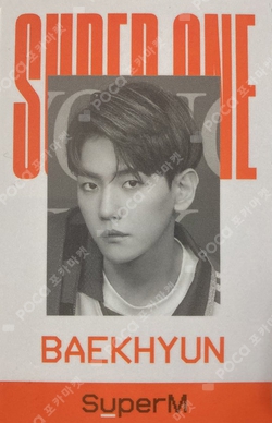 Pocamarket, SuperM BAEKHYUN Super One K-pop Photocard