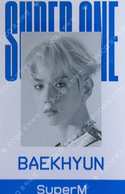 Pocamarket, SuperM BAEKHYUN Super One K-pop Photocard