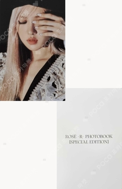 blackpink r ロゼ　ソロ　フォトブック　ktown4u 特典トレカ Pocamarket, BLACKPINK ROSE -R- Photobook [Special Edition] KTOWN4U