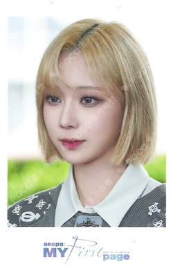 aespa: MY First page photocard