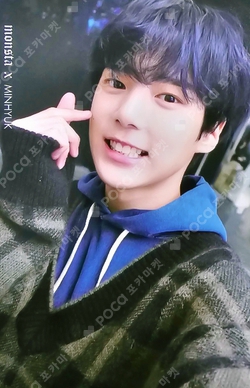 K-POP・アジア MONSTAX MINHYUK NFL SELFIE PHOTOCARD SET Pocamarket, MONSTA X MINHYUK MONSTA X 2025 SEASON'S GREETINGS