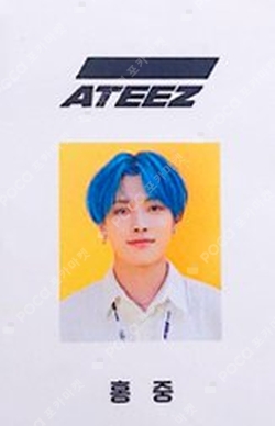 タレントカード ATEEZ popup HONGJOONG Pocamarket, ATEEZ HONGJOONG 2021 SEASON'S GREETINGS K-pop Photocard
