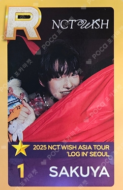 Pocamarket, NCT SAKUYA NCT WISH ASIA TOUR LOG in