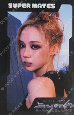 2024-25 aespa LIVE TOUR - SYNK : PARALLEL LINE - ENCORE Super Mates photocard