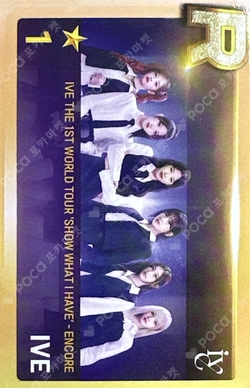 IVE THE 1ST WORLD TOUR SHOW WHAT I HAVE – ENCORE SuperStar STARSHIP photocard