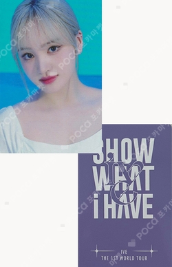 IVE THE 1ST WORLD TOUR SHOW WHAT I HAVE RANDOM PHOTOCARD PACK photocard