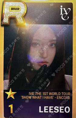 IVE THE 1ST WORLD TOUR SHOW WHAT I HAVE – ENCORE SuperStar STARSHIP photocard