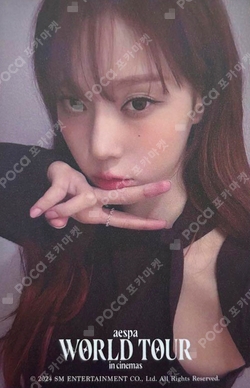 aespa: WORLD TOUR in cinemas photocard
