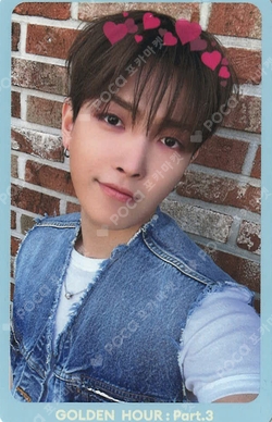 タレントカード ATEEZ SEASON'S GREETING HONGJOONG Photo ATEEZ 2024 Season's Greetings Photocard ID Photo Postcard