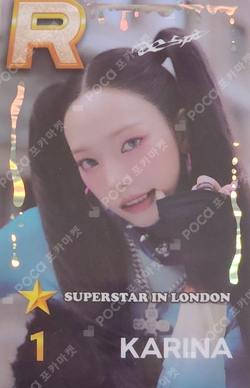 SUPERSTAR in LONDON photocard