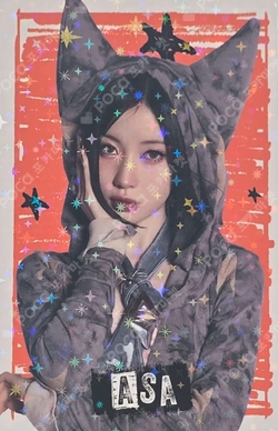 Pocamarket, BABYMONSTER ASA WE GO UP QQ MUSIC K-pop Photocard