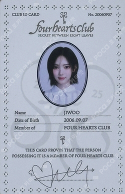Pocamarket, Hearts2Hearts JIWOO TELECA COLLECTION CARD 2025 K-POP