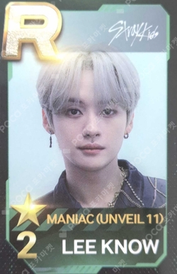 Pocamarket, Stray Kids LEE KNOW Clé 1 : MIROH K-pop Photocard