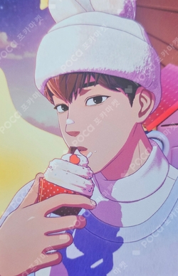 Pocamarket, PLAVE Hamin Caligo Pt.2 hello82 Exclusive K-pop Photocard