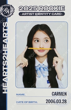 TELECA COLLECTION CARD 2025 K-POP ROOKIE RARE photocard