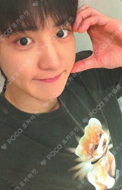 Pocamarket, EXO CHANYEOL Black Out QQ MUSIC K-pop Photocard