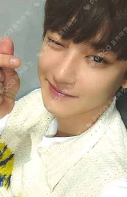 Pocamarket, EXO CHANYEOL Upside Down QQ MUSIC K-pop Photocard