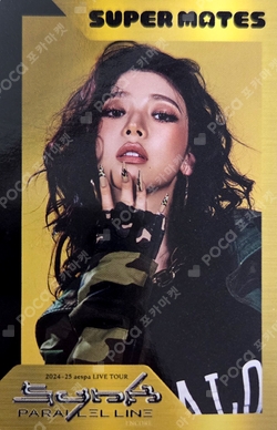 2024-25 aespa LIVE TOUR - SYNK : PARALLEL LINE - ENCORE Super Mates photocard