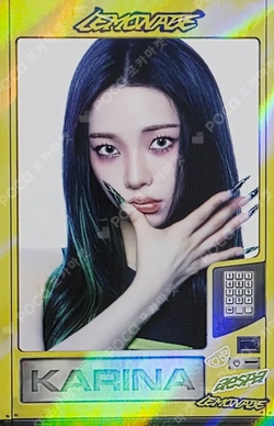 aespa WEEK - MAKE IT LEMONADE RANDOM TRADING CARD LEMONADE ver. SPECIAL photocard