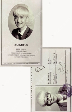 SuperM SMTOWN MUSEUM 入場カード ID ベッキョン Pocamarket, EXO BAEKHYUN XOXO SMTOWN MUSEUM K-pop Photocard
