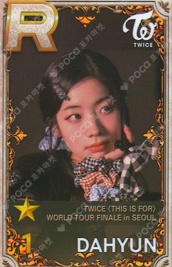 Pocamarket, TWICE DAHYUN TWICE [THIS IS FOR] WORLD TOUR FINALE in