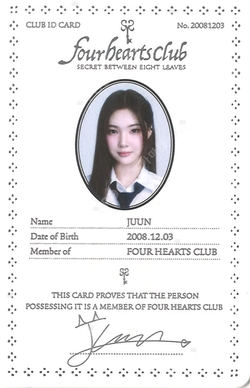 Four Hearts Club POUCH SET photocard