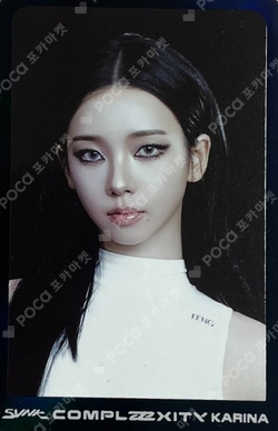 2026-27 aespa LIVE TOUR -SYNK : COMPLaeXITY RANDOM TRADING CARD photocard