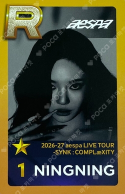 2026-27 aespa LIVE TOUR -SYNK : COMPLaeXITY SuperStarSMTOWN photocard