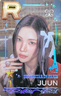SUPERSTAR IN PARIS photocard